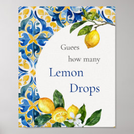 Wie viele Zitronen fallen am 25. Poster