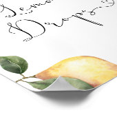 Wie viele Zitronenfallen sind im Glas? Poster (Ecke)