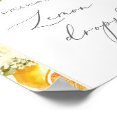 Wie viele Zitronentropfen sind in dem Korbplakat? Poster (Ecke)