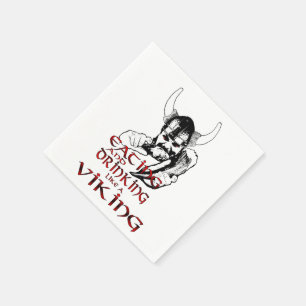 Wie Viking-Servietten essen Serviette