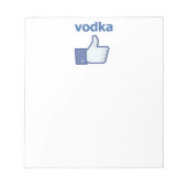 WIE Vodka Notizblock (Vorderseite)