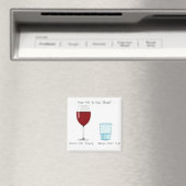 Wie voll ist dein Glas? Magnet (In Situ (Geschirrspüler))