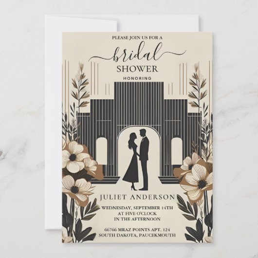 Wie wahrhaftig 70er 80er Courthouse Brautparty Einladung (Vorderseite)