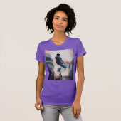 Wie wäre es mit "Amethyst Grace: Lila Aquarelltanz T-Shirt (Vorne ganz)