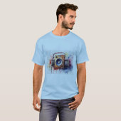 Wie wäre es mit "Azure Harmonies": Sky-Blue-T - Sh T-Shirt (Vorne ganz)