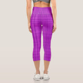 Wie wäre es mit "Blush Radiation: High Waist Pink  Capri Leggings (Rückseite)