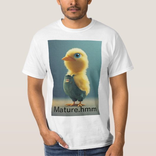 Wie wäre es mit "Cluckin' Grown Up T-Shirt" oder " T-Shirt (Vorderseite)