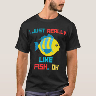 Wie wäre es mit diesen Schwimmern Lustiger Angel-S T-Shirt