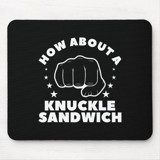 Wie wäre es mit einem Knuckle Sandwich Boxer 2 Mousepad (Vorne)