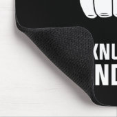 Wie wäre es mit einem Knuckle Sandwich Boxing Boxe Mousepad (Ecke)