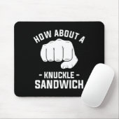 Wie wäre es mit einem Knuckle Sandwich Boxing Boxe Mousepad (Mit Mouse)