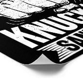 Wie wäre es mit einem Knuckle Sandwich? Poster (Ecke)