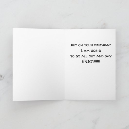 WIE WÄRE ES MIT EINEM "TALKING SQUIRREL" FÜR IHREN KARTE (Innenseite)