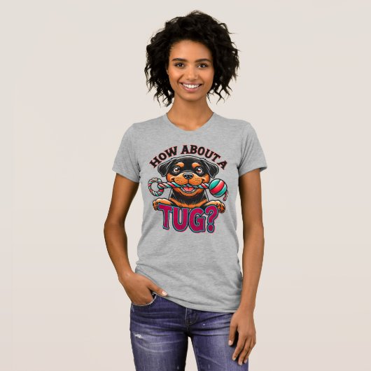Wie wäre es mit einem Tug-Rottweiler-T - Shirt? T-Shirt (Vorne ganz)