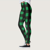 Wie wäre es mit "Envy Karo Leggings: Black & Green Leggings (Links)