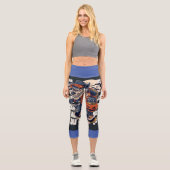 Wie wäre es mit flatterndem Flüstern:Hochwaiste Ca Capri Leggings (Vorderseite)