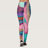Wie wäre es mit "Kaleidoskop-Spektrum: Multicolor Leggings (Rückseite)