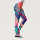 Wie wäre es mit "Kaleidoskop-Spektrum: Multicolor  Leggings (Rechts)