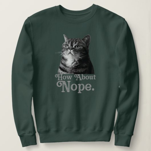 wie wäre es mit keinem sarkastischen sweatshirt (Design vorne)