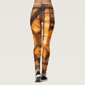 Wie wäre es mit "Mandarine Dream Leggings: Vibrant Leggings (Rückseite)