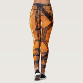 Wie wäre es mit "Mandarine Dream Leggings: Vibrant Leggings (Rückseite)