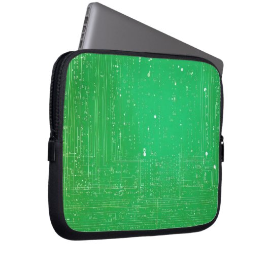 Wie wäre es mit "MintGlow: Light Green Laptop Case (Vorne Rechts)