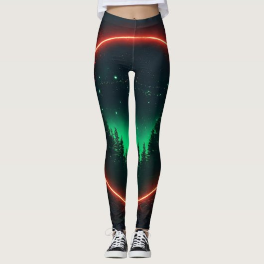 Wie wäre es mit "Mitternacht Aurora Leggings: Nigh Leggings (Vorderseite)