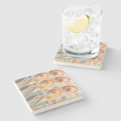 Wie wäre es mit "Nature's Elegance Stone Untersetz Steinuntersetzer (Seitenansicht)