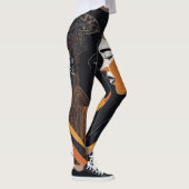 Wie wäre es mit "Symphony in Black: Couple Art Leg Leggings (Rechts)