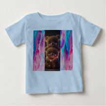 Wie wäre es mit "Teddy Liebe: Baby T - Shirt mit A