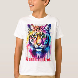 Wie wär's mit "Fierce Freedom: Tiger 'Can't Kontro T-Shirt