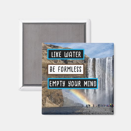 Wie Wasser formloser Kühlschrank Magnet (Vorderseite/Rückseite)