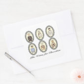 Wie Wasser für Schokolade Quadratischer Aufkleber (Umschlag)