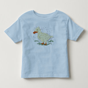 Wie Wasser weg von der Rückseite einer Ente Kleinkind T-shirt