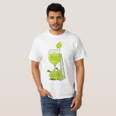 Wie Wein hergestellt wird Funny Graphic T-Shirt (Vorne ganz)