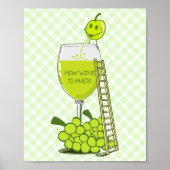 Wie Wein hergestellt wird Spaß Poster (Vorne)