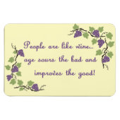 Wie Wein Magnet (Horizontal)