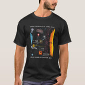 Wie weit in der Zeit James Webb Telescope sieht T-Shirt (Vorderseite)