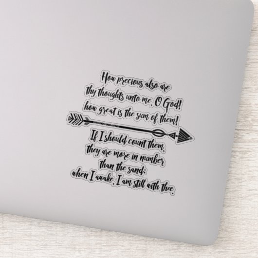 Wie Wertvolle Bibelverse Aufkleber (Detail)