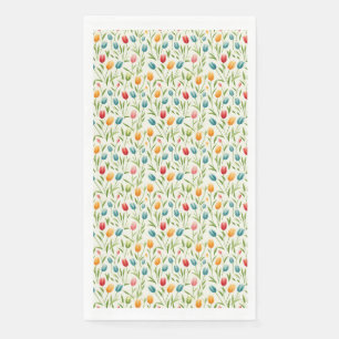 Wie Wildblumen, überall dort wachsen, wo das Leben Serviette