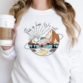 Wie wir Camp Life Happy Camper Sweatshirt rollen