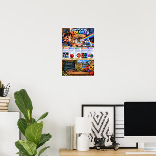 Wie wir Farben sehen Infografik Poster