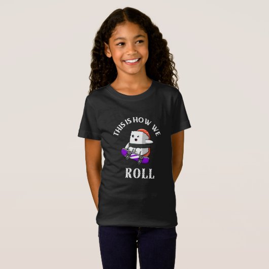Wie wir Kawaii Sushi rollen T-Shirt (Vorne ganz)