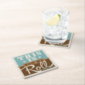 Wie wir rollen rechteckiger pappuntersetzer (Vor Ort)