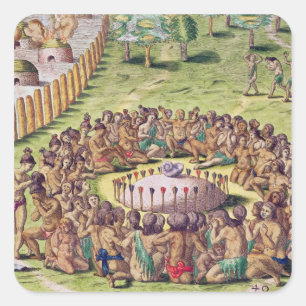 Wie wird der Chef begraben von 'Brevis' Quadratischer Aufkleber