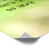 Wie wird man zu einem Schmetterlingszitat-Poster? Poster (Ecke)