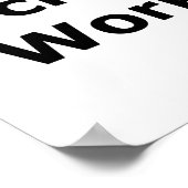 Wie Wissenschaft funktioniert - Funny Poster (Ecke)