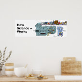 Wie Wissenschaft funktioniert - Funny Poster (Küche)