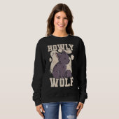 Wie Wolf-Zitat für einen Wolf-Experte Sweatshirt (Vorne ganz)