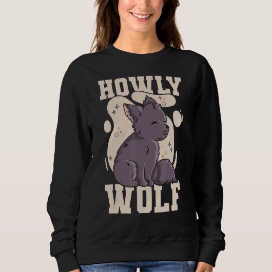 Wie Wolf-Zitat für einen Wolf-Experte Sweatshirt (Vorderseite)